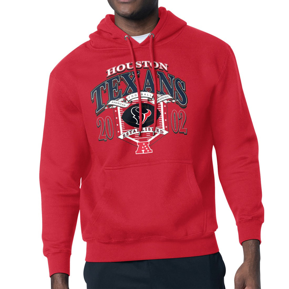 Houston Texans Starter 80s Retro Pullover Hoodie Red - NFL