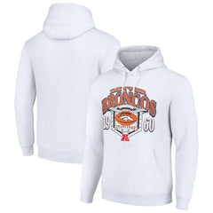 Denver Broncos Starter 80s Retro Pullover Hoodie White - NFL