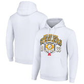 Pittsburgh Steelers Starter 80s Retro Pullover Hoodie White - NFL
