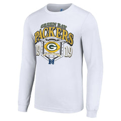 Green Bay Packers Starter Retro Long Sleeve Graphic T-Shirt White - NFL