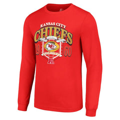 Kansas City Chiefs Starter Retro Long Sleeve Graphic T-Shirt Red - NFL