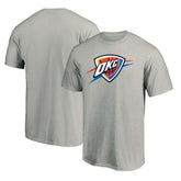NBA - Oklahoma City Thunder Primary Logo T-Shirt - Heather Gray