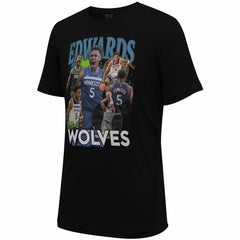 NBA - Anthony Edwards Minnesota Timberwolves Stadium Essentials Unisex Player Crossroads T-Shirt - Black