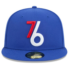 New Era - Philadelphia 76ers 2024/25 City Edition Alternate 59FIFTY Fitted Hat - Royal
