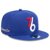 New Era - Philadelphia 76ers 2024/25 City Edition Alternate 9FIFTY Snapback Hat - Royal