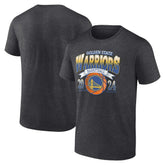 NBA - Golden State Warriors Fast Break Finisher T-Shirt - Charcoal