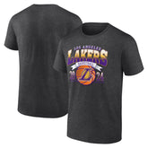 NBA - Los Angeles Lakers Fast Break Finisher T-Shirt - Charcoal