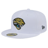 Jacksonville Jaguars New Era Throwback Logo Omaha 59FIFTY Fitted Hat White - NFL