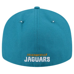 Jacksonville Jaguars New Era Throwback Logo Omaha Low Profile 59FIFTY Fitted Hat Teal - NFL