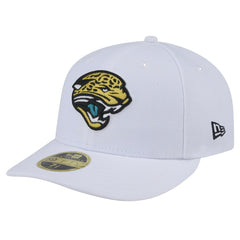 Jacksonville Jaguars New Era Throwback Logo Omaha Low Profile 59FIFTY Fitted Hat White - NFL