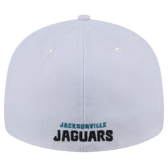 Jacksonville Jaguars New Era Throwback Logo Omaha Low Profile 59FIFTY Fitted Hat White - NFL