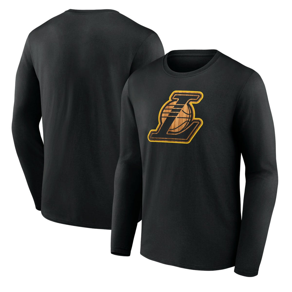 NBA - Los Angeles Lakers Hardwood Long Sleeve T-Shirt - Black
