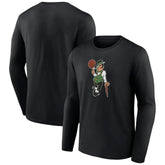 NBA - Boston Celtics Alternate Logo Long Sleeve T-Shirt - Black