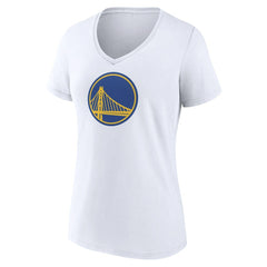 NBA - Golden State Warriors Women's Alternate Logo V-Neck T-Shirt - White