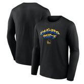 NBA - Golden State Warriors Japanese Heritage Long Sleeve T-Shirt - Black