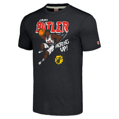 NBA - Jimmy Butler III Miami Heat Homage Comic Book Player Tri-Blend T-Shirt - Black