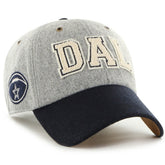 Dallas Cowboys Stoney Clover Lane x '47 Unisex Block Clean Up Adjustable Hat Gray/Navy - 47 brand