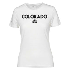 Colorado Avalanche - Levelwear Women's Maddox City Capsule T-Shirt White