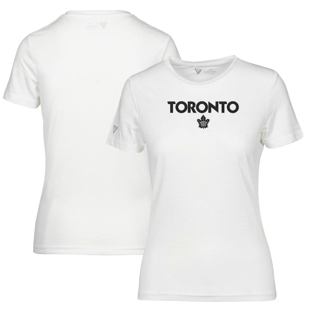 Toronto Maple Leafs - Levelwear Women's Maddox City Capsule T-Shirt White