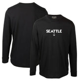 Seattle Kraken Levelwear Oscar City Capsule Long Sleeve T-Shirt Black