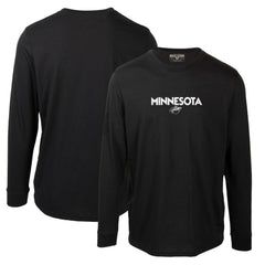 Minnesota Wild - Levelwear Oscar City Capsule Long Sleeve T-Shirt Black