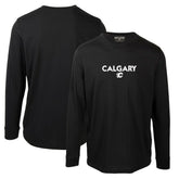 Calgary Flames - Levelwear Oscar City Capsule Long Sleeve T-Shirt Black