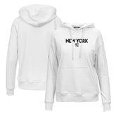 New York Rangers Levelwear Women's Adorn City Capsule Pullover Hoodie White