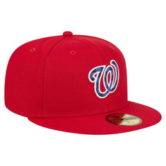 Washington Nationals New Era Checkered Undervisor 59FIFTY Fitted Hat Clearance