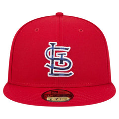 St. Louis Cardinals New Era Checkered Undervisor 59FIFTY Fitted Hat Online