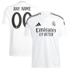 Adidas Real Madrid 2024/25 Home Replica Custom Jerseys - White