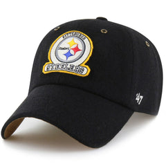 Pittsburgh Steelers Stoney Clover Lane x '47 Unisex Field Goal Clean Up Adjustable Hat Black - 47 brand
