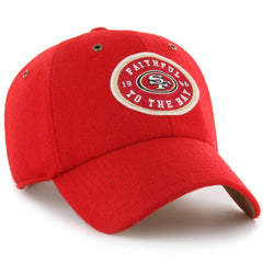 San Francisco 49ers Stoney Clover Lane x '47 Unisex Field Goal Clean Up Adjustable Hat Scarlet - 47 brand