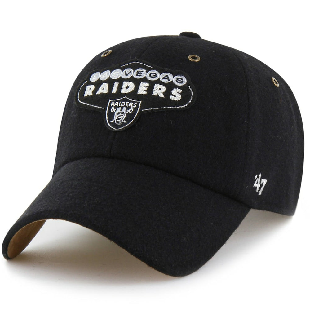 Las Vegas Raiders Stoney Clover Lane x '47 Unisex Field Goal Clean Up Adjustable Hat Black - 47 brand