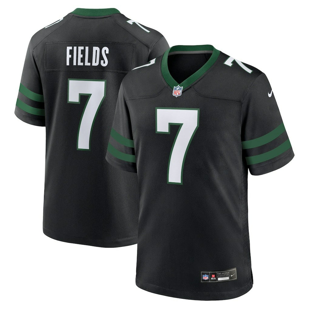 Justin Fields New York Jets Game Jersey Stealth Black - Nike