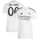 Adidas Real Madrid Women's 2024/25 Home Replica Custom Jerseys - White