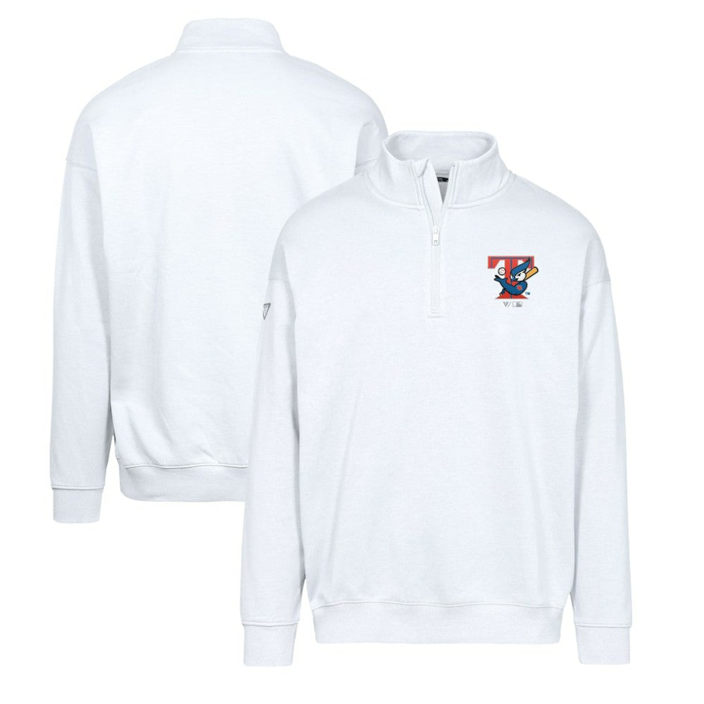 Toronto Blue Jays Levelwear Murray Core Logo Quarter-Zip Pullover Top discount