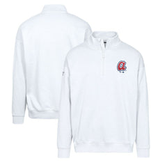 Atlanta Braves Levelwear Murray Core Logo Quarter-Zip Pullover Top Online