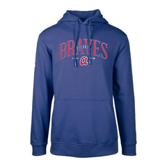 Atlanta Braves Levelwear Cooperstown Collection Podium Retro Spellout Pullover Hoodie On Sale