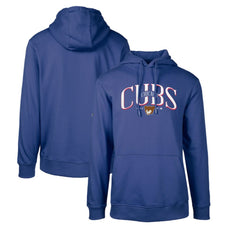 Chicago Cubs Levelwear Cooperstown Collection Podium Retro Spellout Pullover Hoodie Sale
