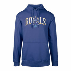 Kansas City Royals Levelwear Cooperstown Collection Podium Retro Spellout Pullover Hoodie Clearance