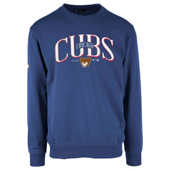 Chicago Cubs Levelwear Zane Cooperstown Collection Retro Spellout Pullover Sweatshirt Lifestyle