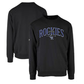 Colorado Rockies Levelwear Zane Cooperstown Collection Retro Spellout Pullover Sweatshirt Online