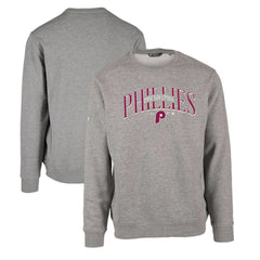 Philadelphia Phillies Levelwear Zane Cooperstown Collection Retro Spellout Pullover Sweatshirt Clearance