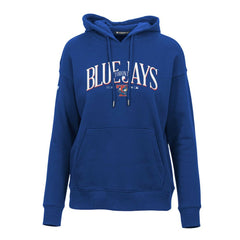 Toronto Blue Jays Levelwear Women's Adorn Cooperstown Collection Retro Spellout Pullover Hoodie Clearance