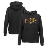 Pittsburgh Pirates Levelwear Women's Adorn Cooperstown Collection Retro Spellout Pullover Hoodie On Sale