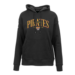 Pittsburgh Pirates Levelwear Women's Adorn Cooperstown Collection Retro Spellout Pullover Hoodie On Sale