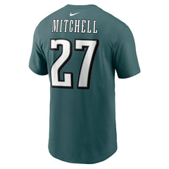 Quinyon Mitchell Philadelphia Eagles Name & Number T-Shirt Green - Nike