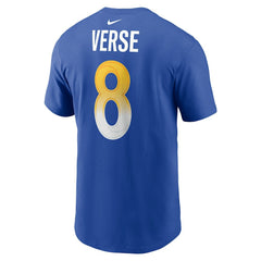Jared Verse Los Angeles Rams Name & Number T-Shirt Royal - Nike