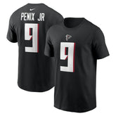 Michael Penix Jr. Atlanta Falcons Name & Number T-Shirt Black - Nike
