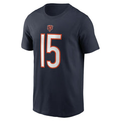 Rome Odunze Chicago Bears Name & Number T-Shirt Navy - Nike